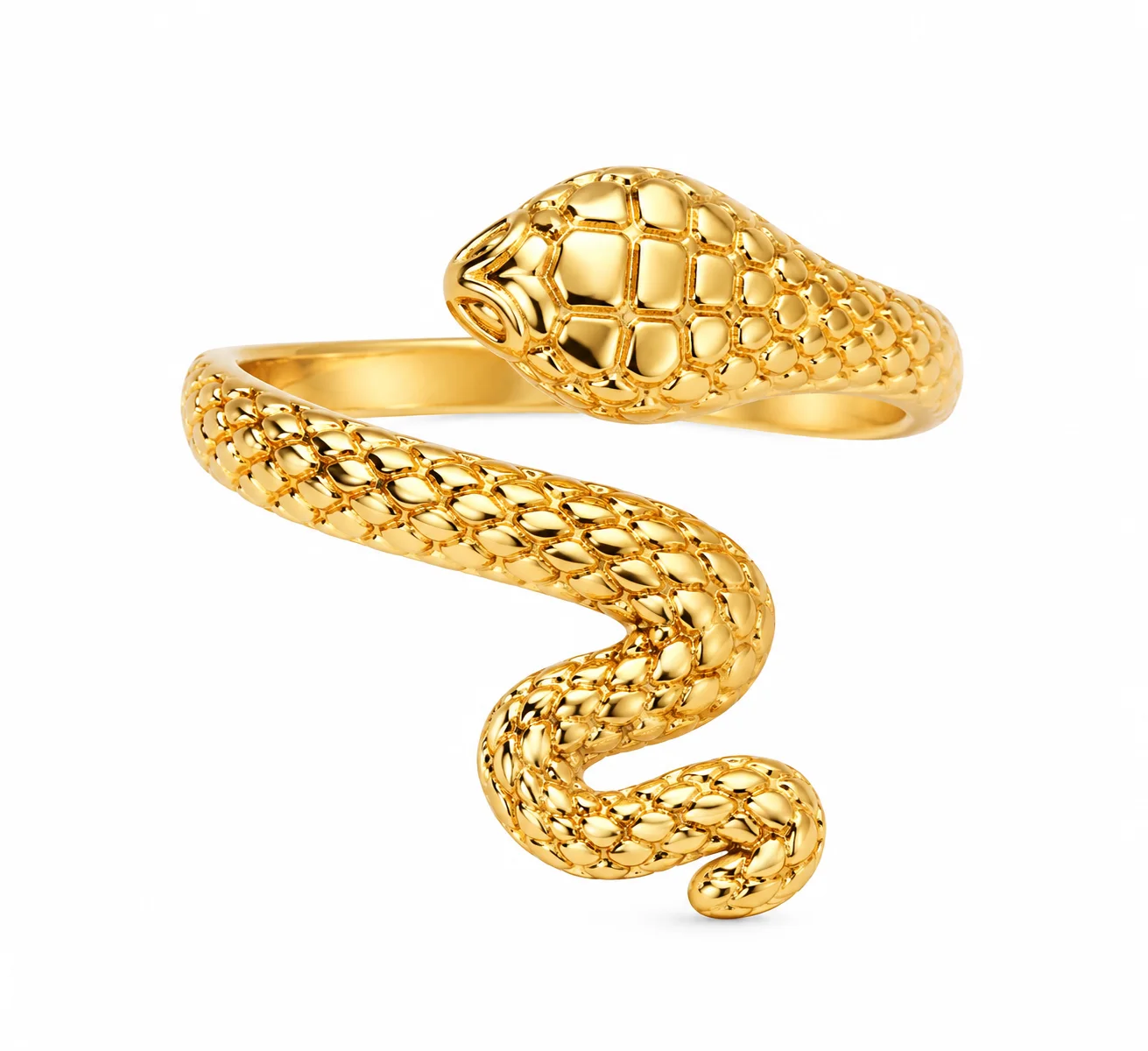 Golden Serpent Ring