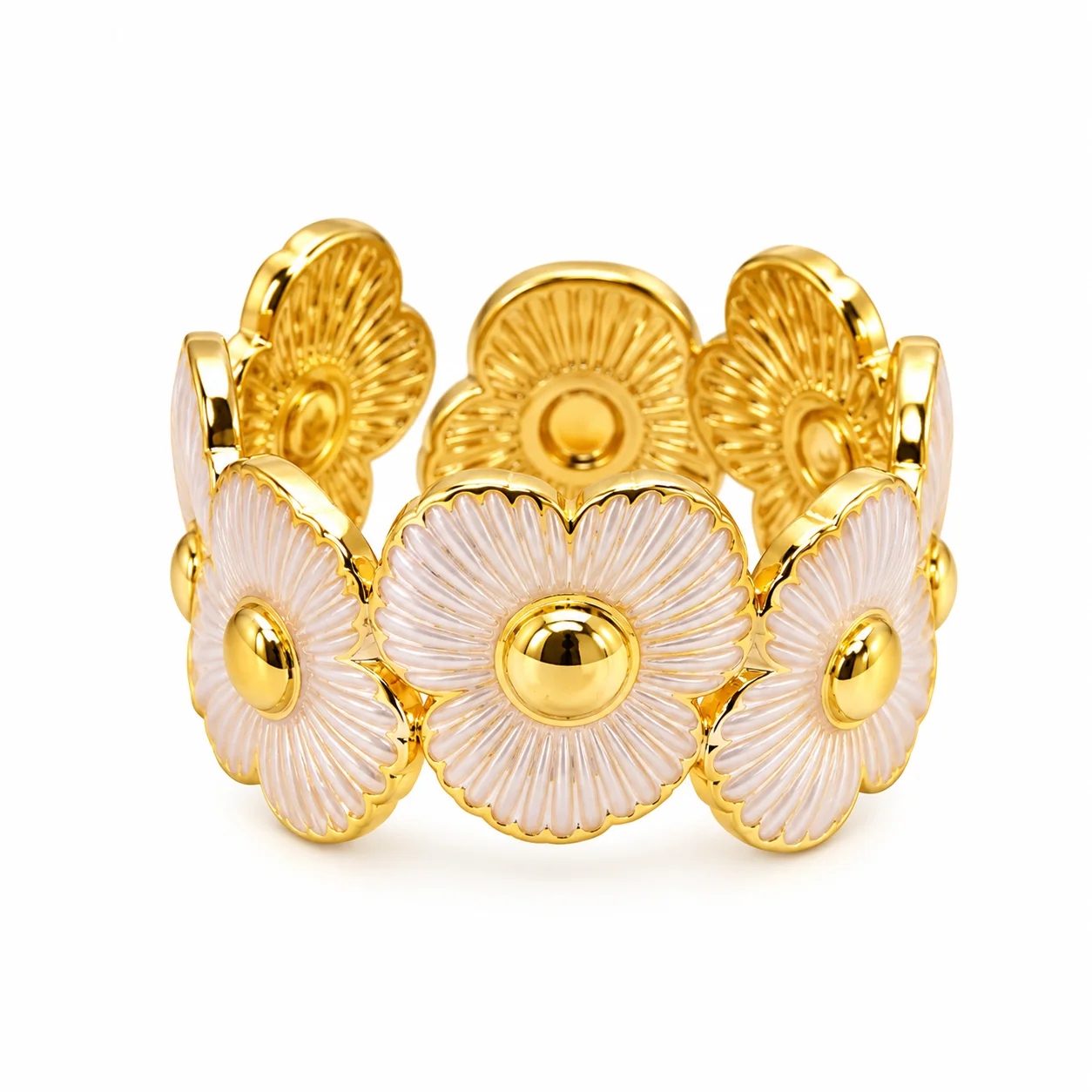 Daisy Elegance Adjustable Ring